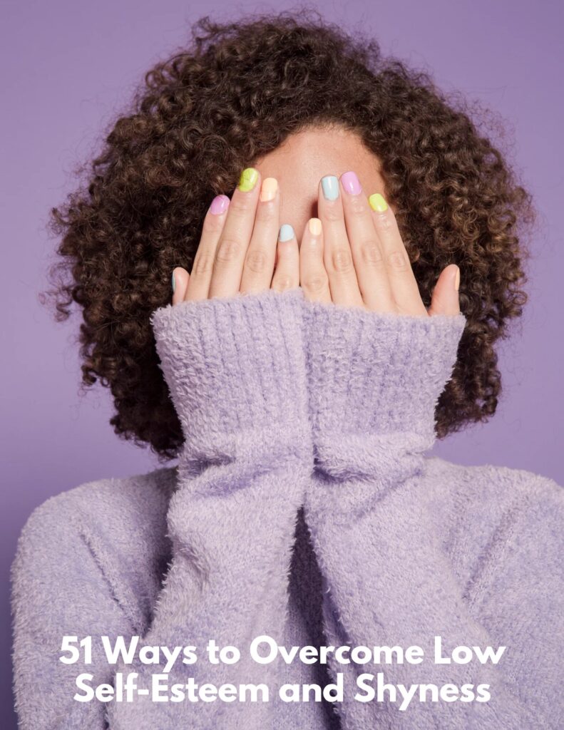 51 ways to overcome low self esteem and shyness ebook cover